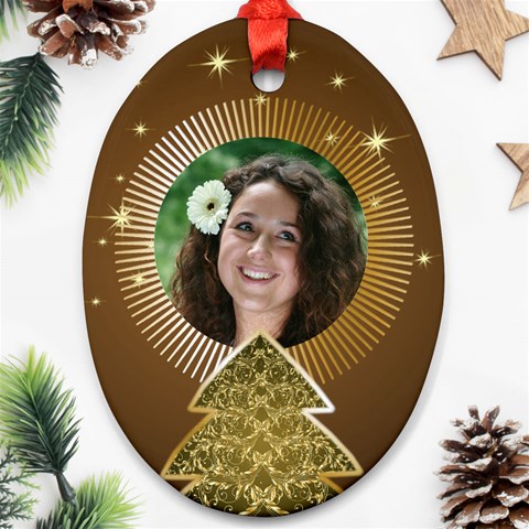 My Star Oval Ornament (2 Sided) By Deborah Front