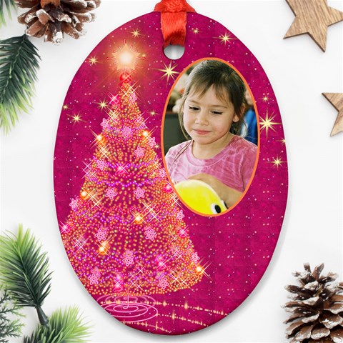 My Gold Christmas Tree Ornament (2 Sided) By Deborah Back