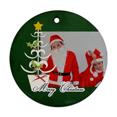 Round Ornament (Two Sides) : Christmas Tree2