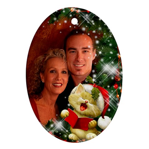 Sing Merry Christmas Ornament By Deborah Front