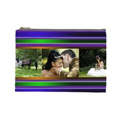 My Stripes 2 Large Cosmetic Bag (7 styles) - Cosmetic Bag (Large)