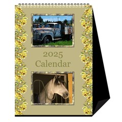 A Little Country Desktop Calendar