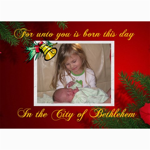 Christmas Card 1 By Jolene 7 x5  Photo Card - 1