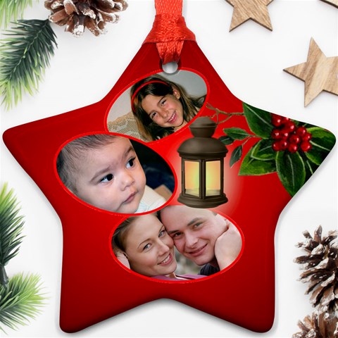 Our Family Star Ornament (2 Sided) By Deborah Back