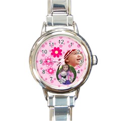 Little Princess - Round Italian Charm Watch