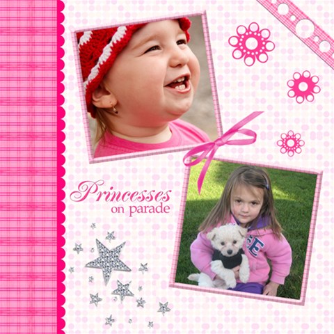 Little Princess  By Picklestar Scraps 12 x12  Scrapbook Page - 1