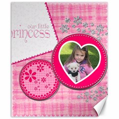Little Princess  - Canvas 8  x 10 