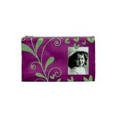 Purple Heart Small Cosmetic Bag (7 styles) - Cosmetic Bag (Small)