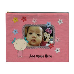 XL Cosmetic Bag: Cute Kid (7 styles) - Cosmetic Bag (XL)