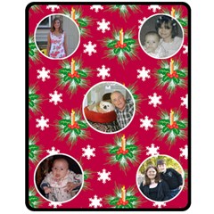 Christmas Candle Medium Blanket