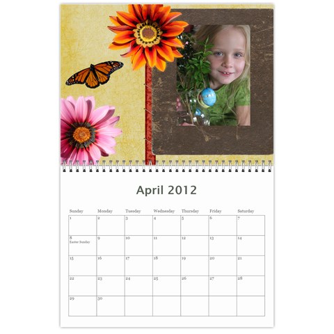 Calendar 2012 By Marion Gates Apr 2012