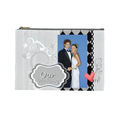 our wedding (7 styles) - Cosmetic Bag (Large)