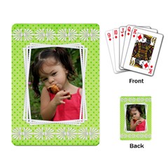 Little girl Playing cards - Playing Cards Single Design (Rectangle)