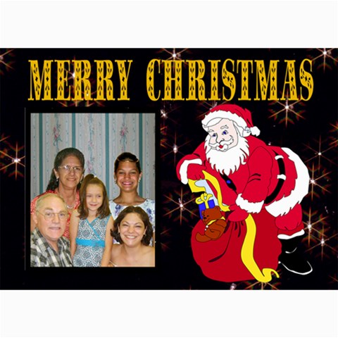 Family Christmas Card By Kim Blair 7 x5  Photo Card - 9