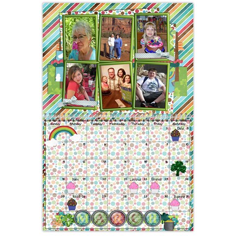 Gambell Family 2012 Calendar By Shanell Mar 2012