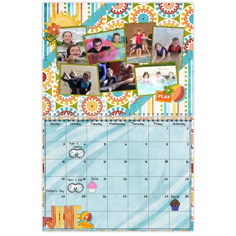 Gambell Family 2012 Calendar By Shanell Jun 2012