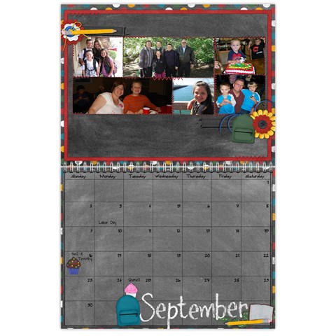 Gambell Family 2012 Calendar By Shanell Sep 2012