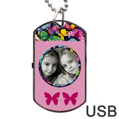 Caroline usb 2 sides - Dog Tag USB Flash (Two Sides)