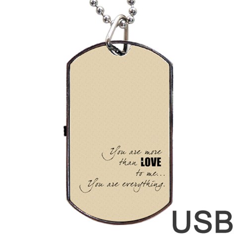 Love  Usb 2 Sides By Carmensita Back