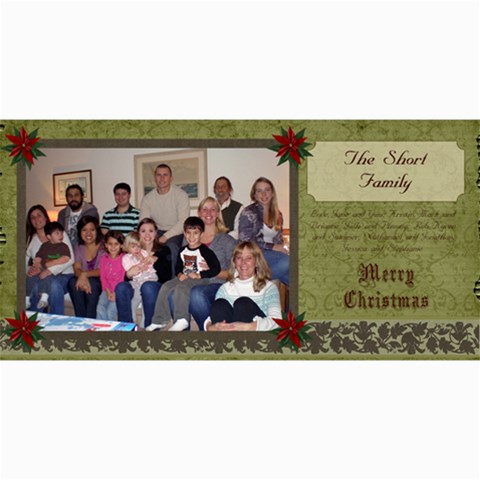 2011 Short Xmas Card 8 x4  Photo Card - 1