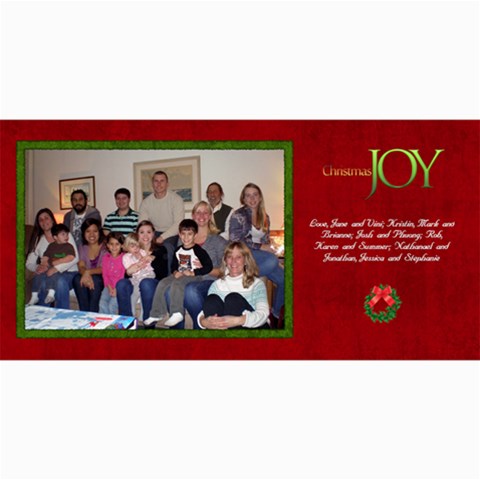 2011 Short Xmas Card 8 x4  Photo Card - 1