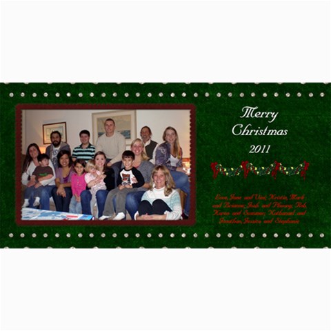 2011 Short Xmas Card 8 x4  Photo Card - 1