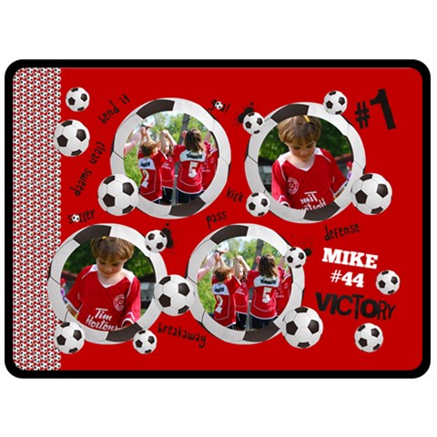 Soccer/football 80 x60  Blanket Front