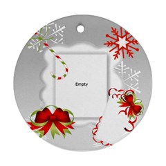 xmas  - Round Ornament (Two Sides)
