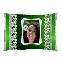 Lace Green Pillow Case