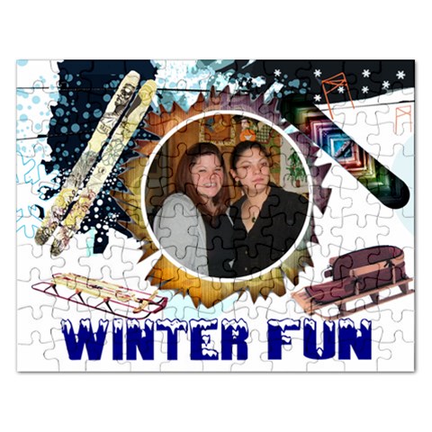 Winter Fun Puzzle By Kim Blair Front