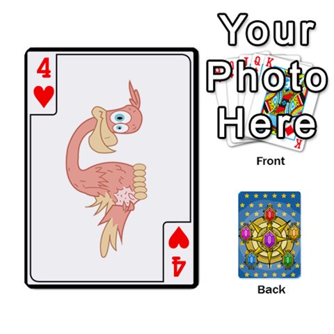 My Little Pony Friendship Is Magic Season 1 Playing Card Deck By K Kaze Front - Heart4