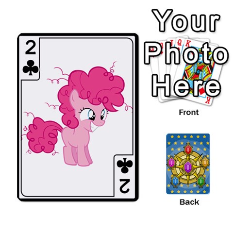 My Little Pony Friendship Is Magic Season 1 Playing Card Deck By K Kaze Front - Club2