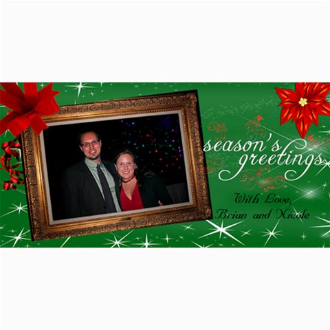 2011 Xmas Cards By Nicole Prom 8 x4  Photo Card - 1