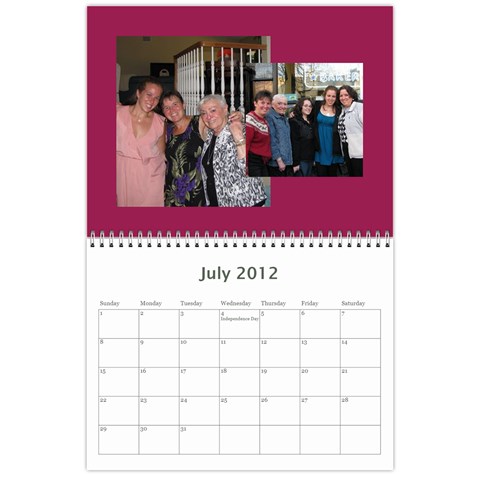 Grandma Calendar 2 By Nicole Jul 2012