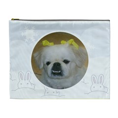 snow bunny XL cosmetic bag - Cosmetic Bag (XL)