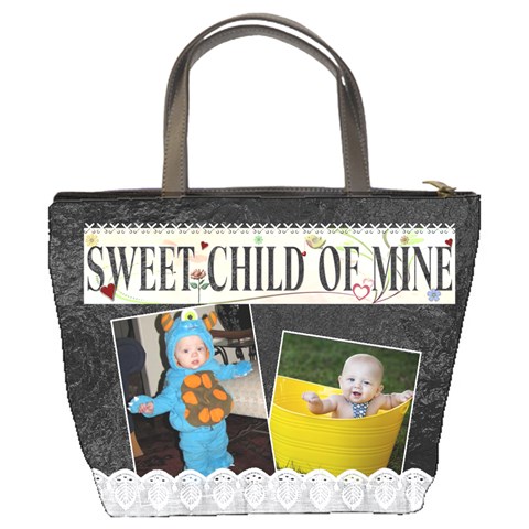 Sweet Child Of Mine Bucket Bag By Lil Back