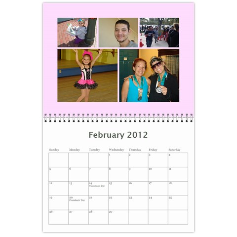 Nunezfamilycalendar By Becky Feb 2012