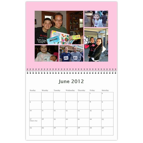 Nunezfamilycalendar By Becky Jun 2012