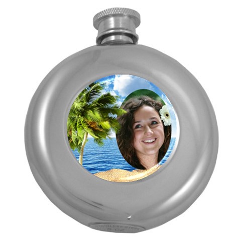 Vacation Hip Flask By Deborah Front