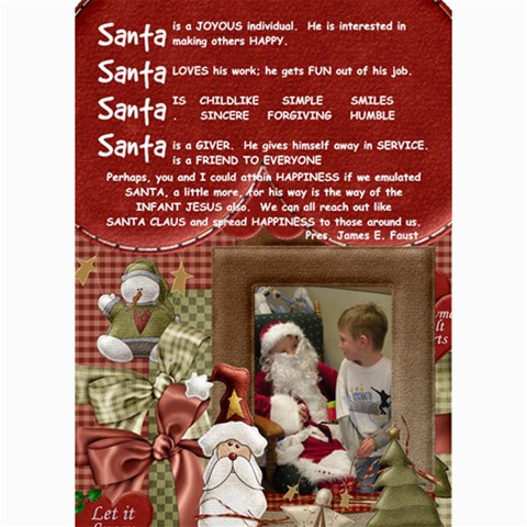 Christmas Card By Gay 7 x5  Photo Card - 5