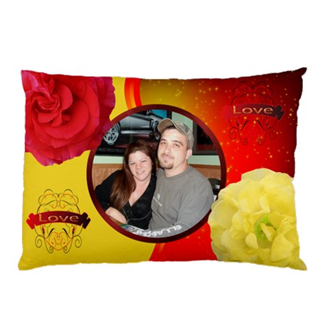 Lover s  Pillow Case By Kim Blair Front