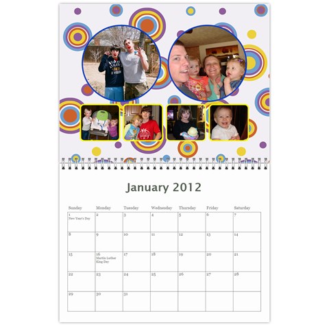 Calendar 2012 By Ryan Rampton Jan 2012