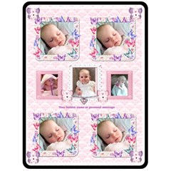 Flutter Bear Pink Girls Love Blanket Blankie