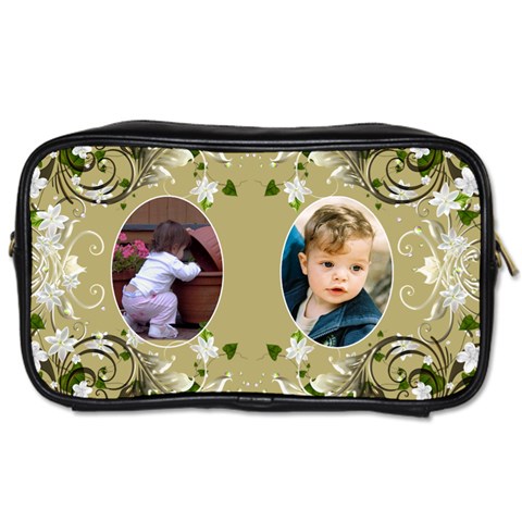 Floral Toiletries Bag (2 Sided) By Deborah Front