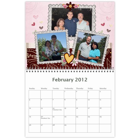 2012 Calendar By Karen Betancourt Feb 2012