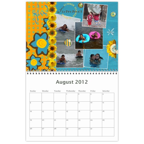 2012 Calendar By Karen Betancourt Aug 2012