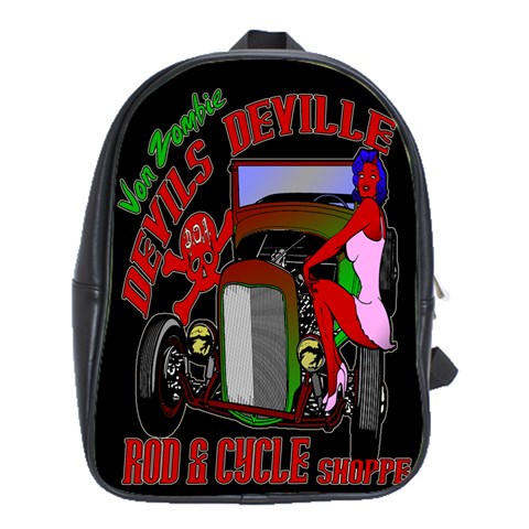 Devils Deuce : Back Pack By Von Zombie ™©® Front