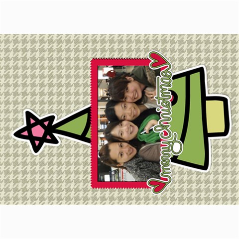 Xmas By Tammy 7 x5  Photo Card - 19