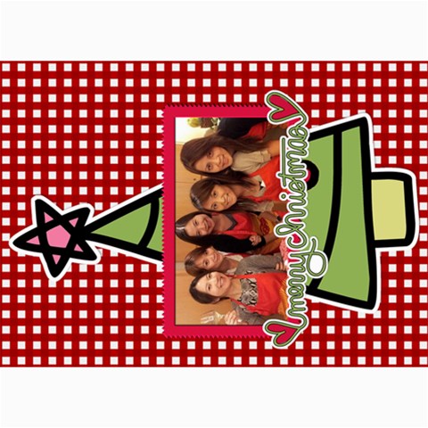 Xmas By Tammy 7 x5  Photo Card - 24