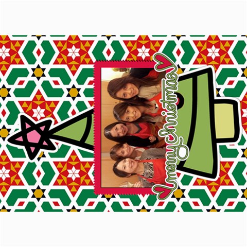 Xmas By Tammy 7 x5  Photo Card - 28